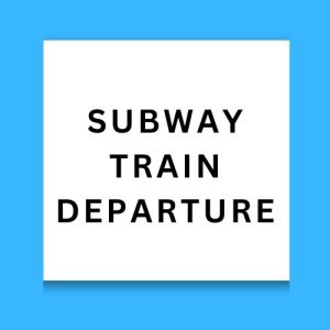 Subway Train Departure